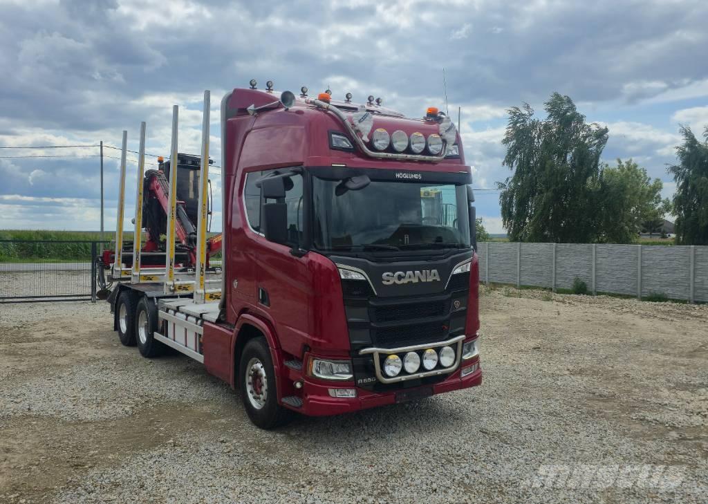 Scania R 650 木材トラック