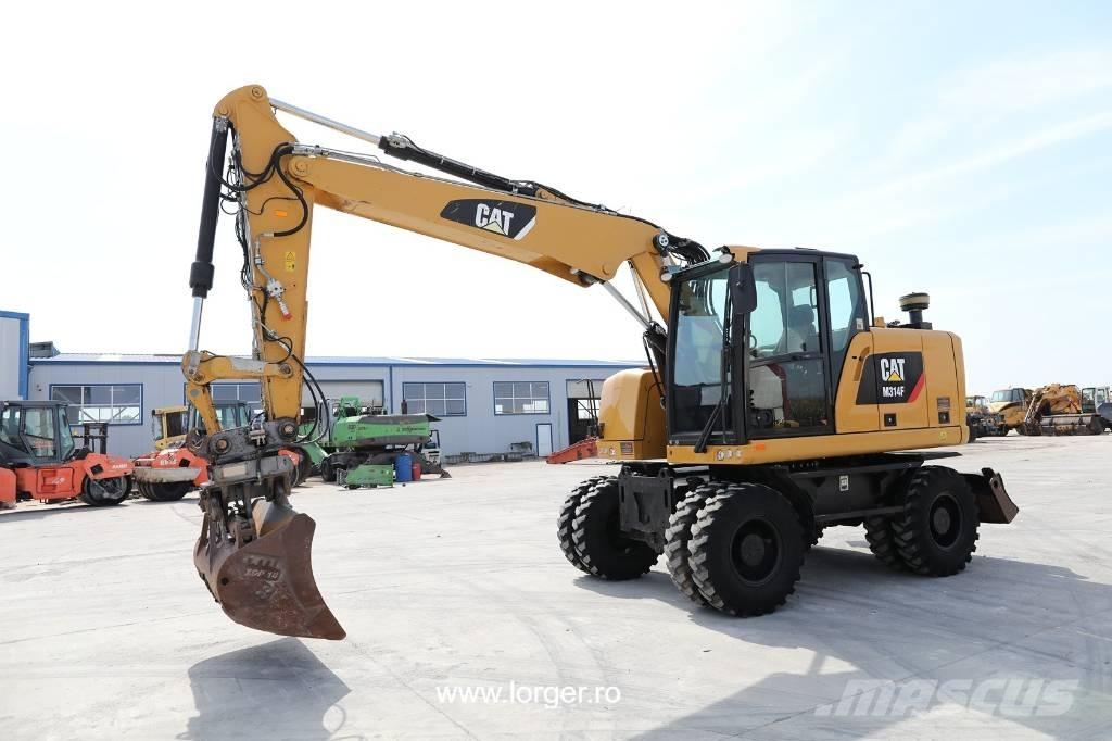 CAT M 314 F ホイール式油圧ショベル（パワーショベル・ユンボ・バックホー）