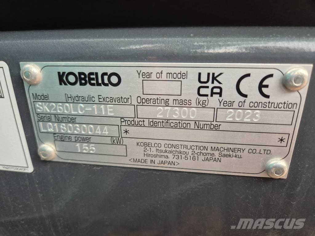 Kobelco SK260LC-11E 大型油圧ショベル12t以上（パワーショベル・ユンボ）