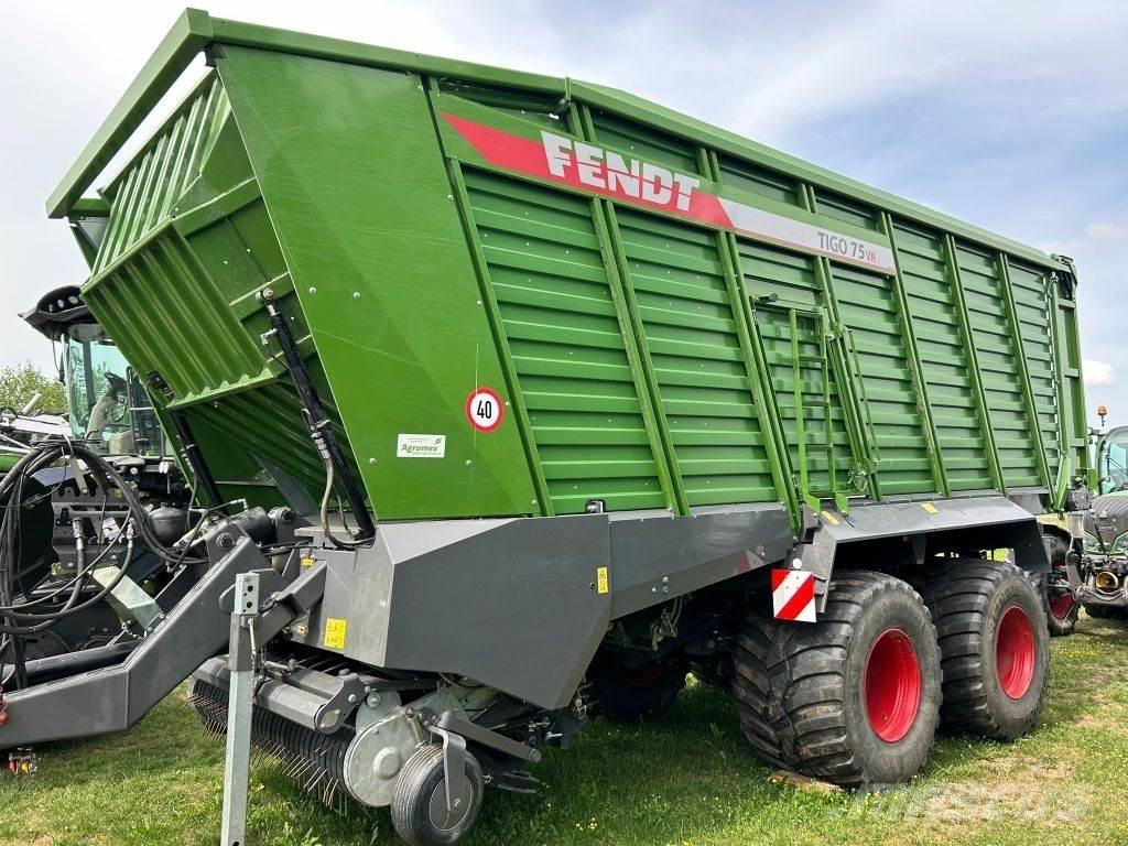 Fendt tigo 75 VR 飼料トレーラー