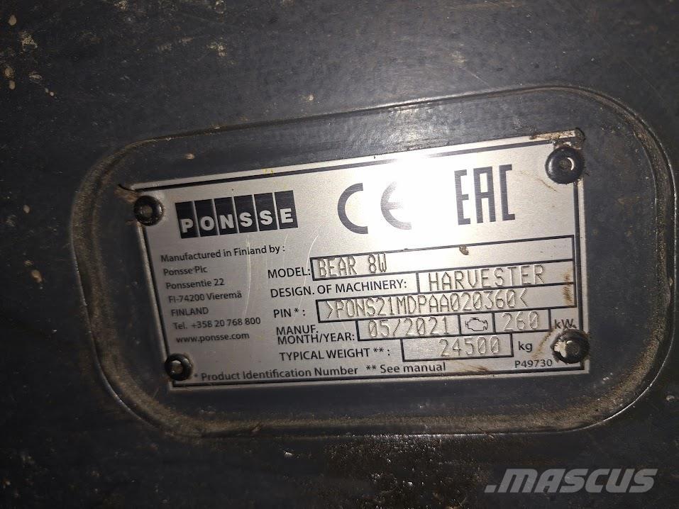 Ponsse Bear 8W ハーベスター