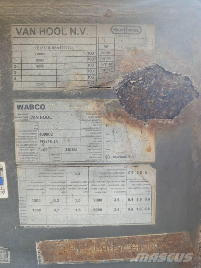 Van Hool Tandem コンテナトレーラー