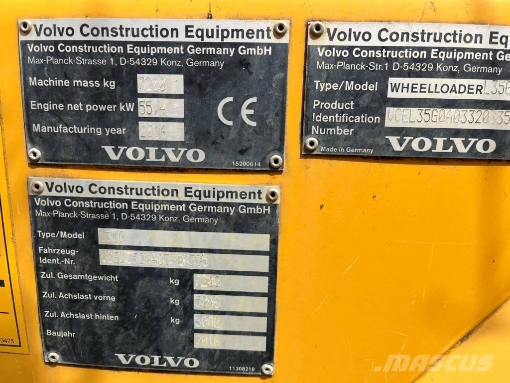 Volvo L 35 G ホイールローダー・タイヤショベル
