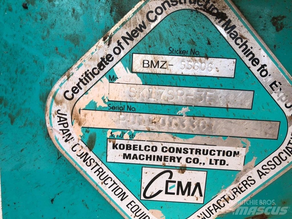Kobelco SK 17 SR-5 ミニ油圧ショベル 7t以下（ミニユンボ・ミニディガー）