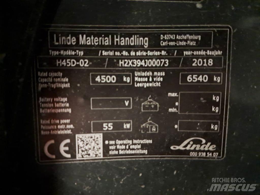 Linde H45D-02 ディーゼル・軽油