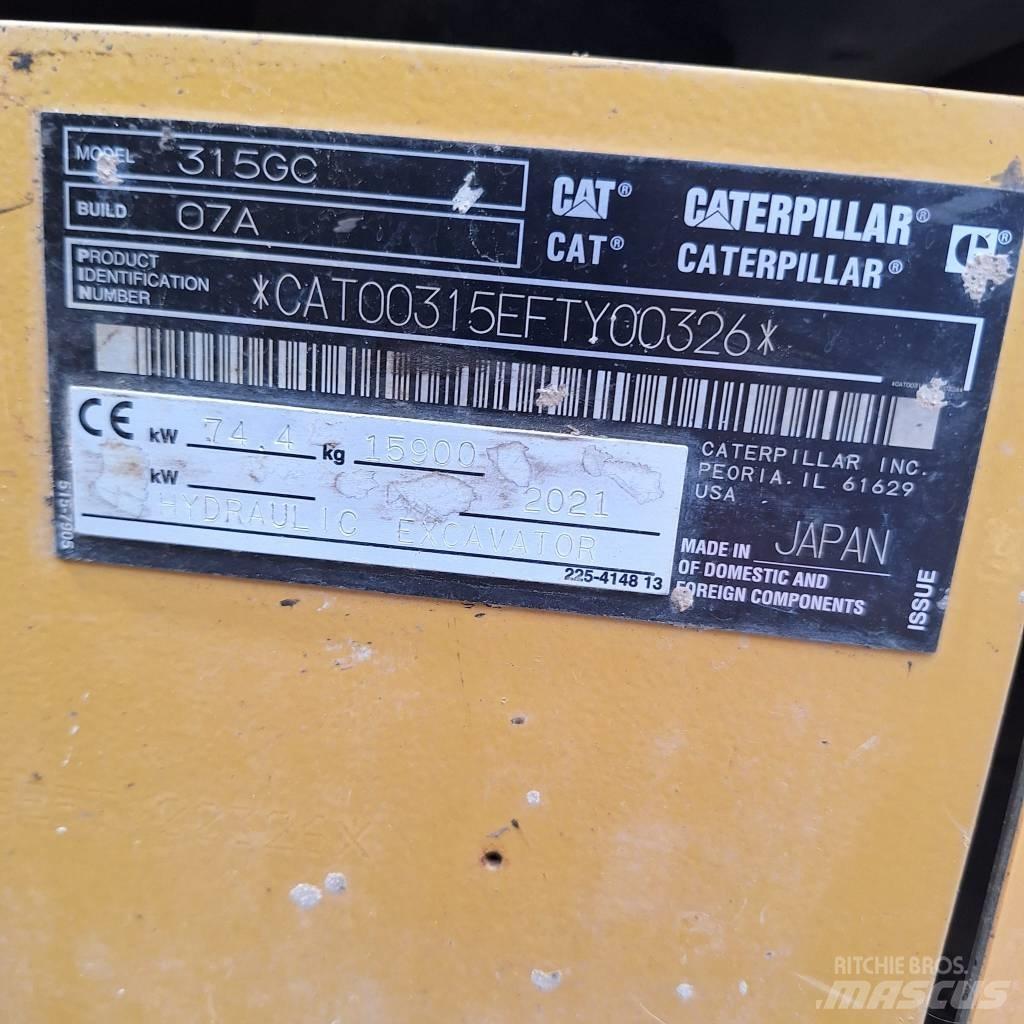 CAT 315 大型油圧ショベル12t以上（パワーショベル・ユンボ）