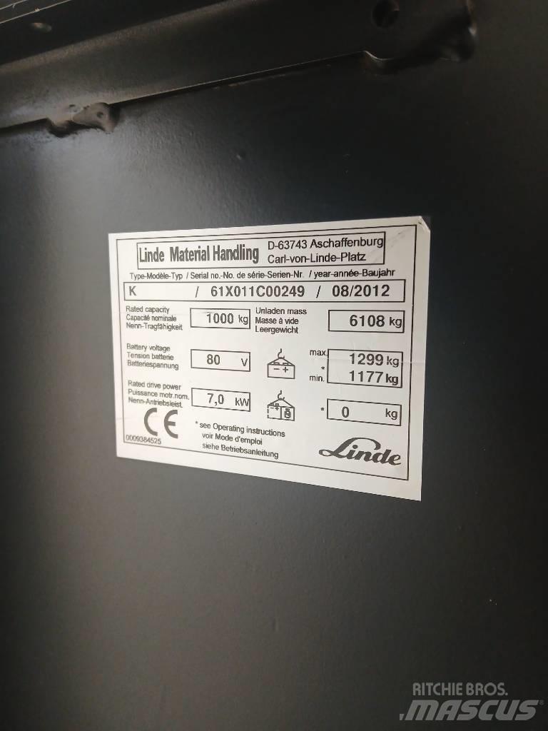Linde K 10 高型オーダーピッカー