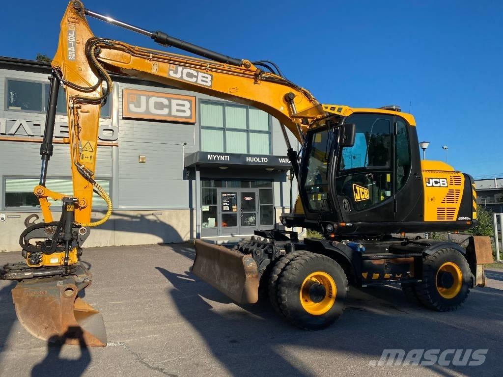 JCB JS145W T4i ホイール式油圧ショベル（パワーショベル・ユンボ・バックホー）
