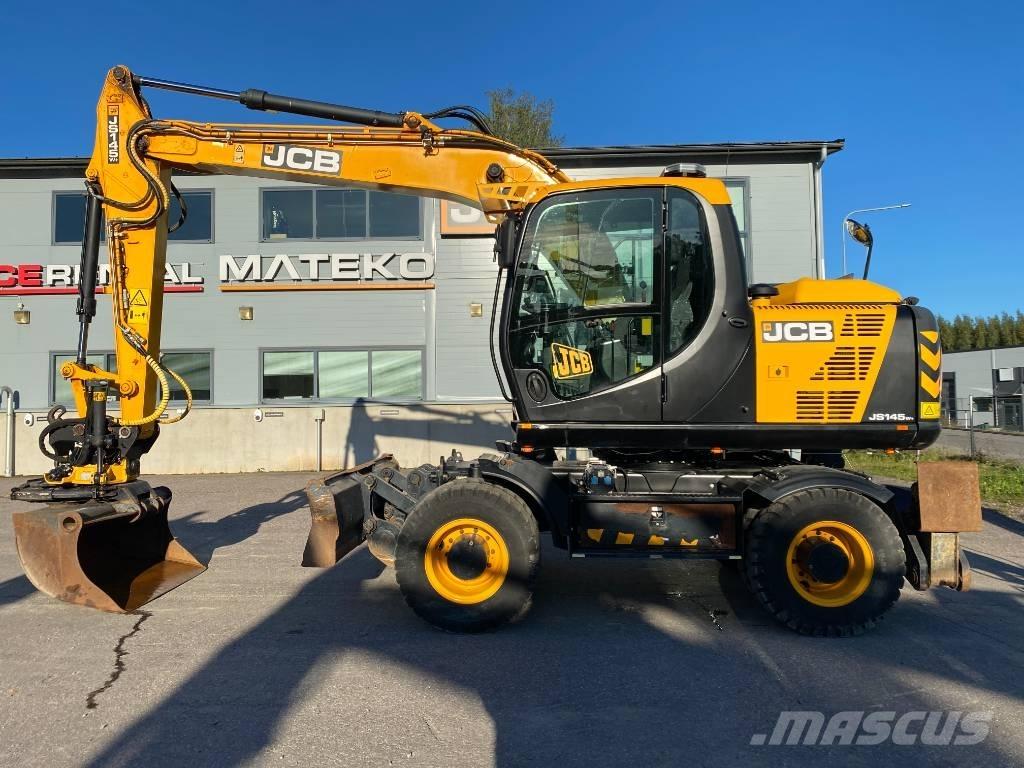 JCB JS145W T4i ホイール式油圧ショベル（パワーショベル・ユンボ・バックホー）