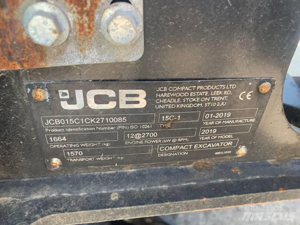 JCB 15 C-1 ミニ油圧ショベル 7t以下（ミニユンボ・ミニディガー）