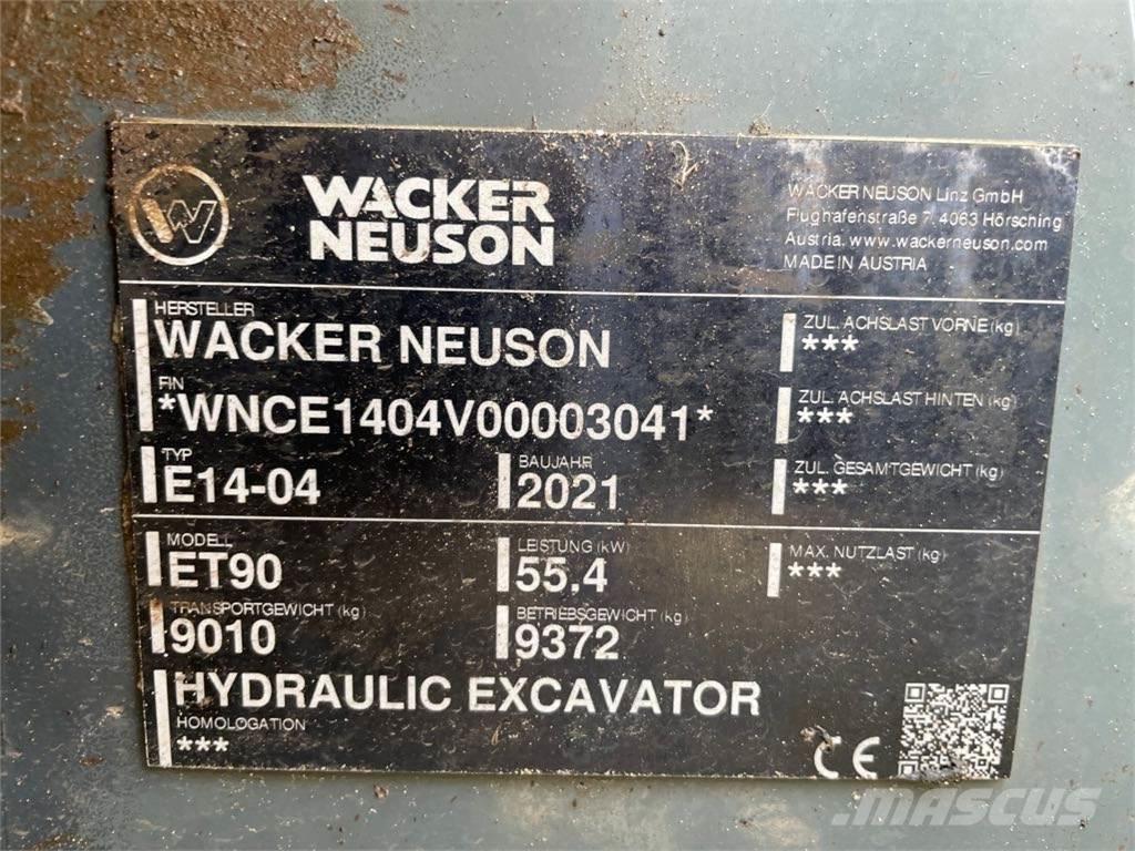Wacker Neuson ET90 大型油圧ショベル12t以上（パワーショベル・ユンボ）