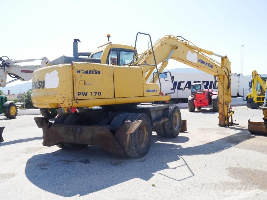 Komatsu PW 170 ホイール式油圧ショベル（パワーショベル・ユンボ・バックホー）
