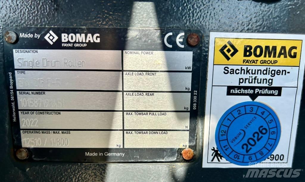 Bomag BW 213 D-5 その他　ローラ　（マカダムローラ等）