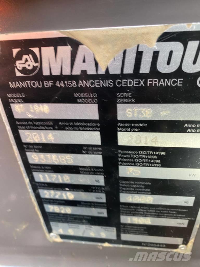 Manitou MT 1840 テレスコーピックハンドラー