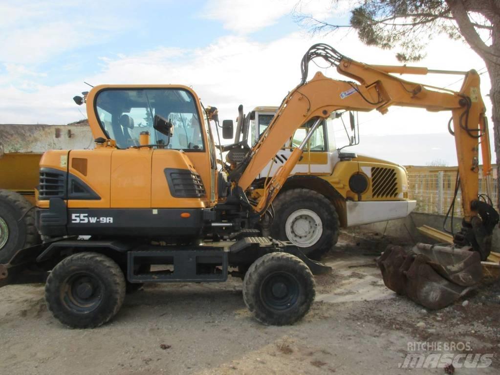 Hyundai R 55W 9A ミニ油圧ショベル 7t以下（ミニユンボ・ミニディガー）