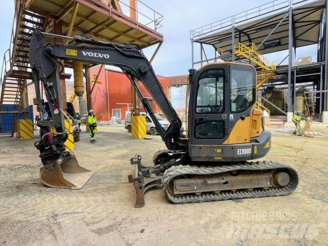 Volvo ECR 88-D 中型油圧ショベル 7ｔ-12ｔ（ユンボ・パワーショベル・バックホー）
