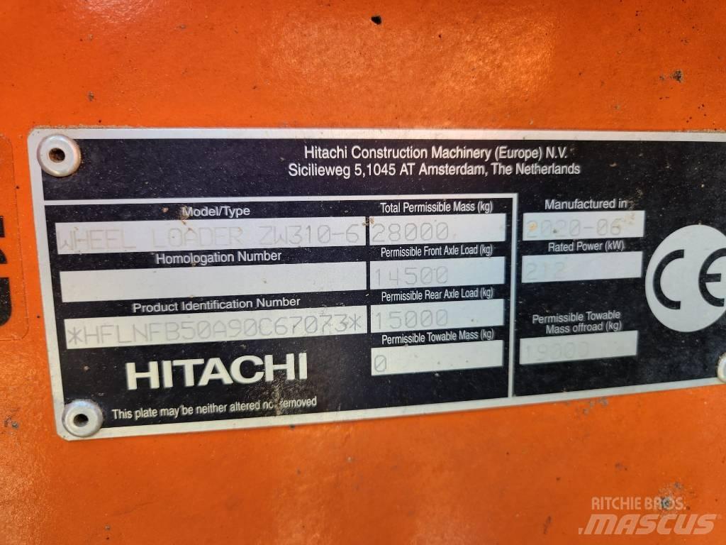 Hitachi ZW310-6 ホイールローダー・タイヤショベル