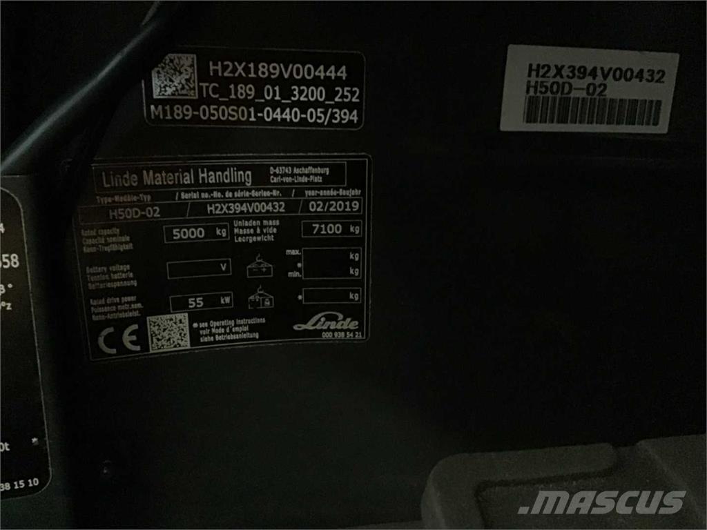 Linde H50D ディーゼル・軽油