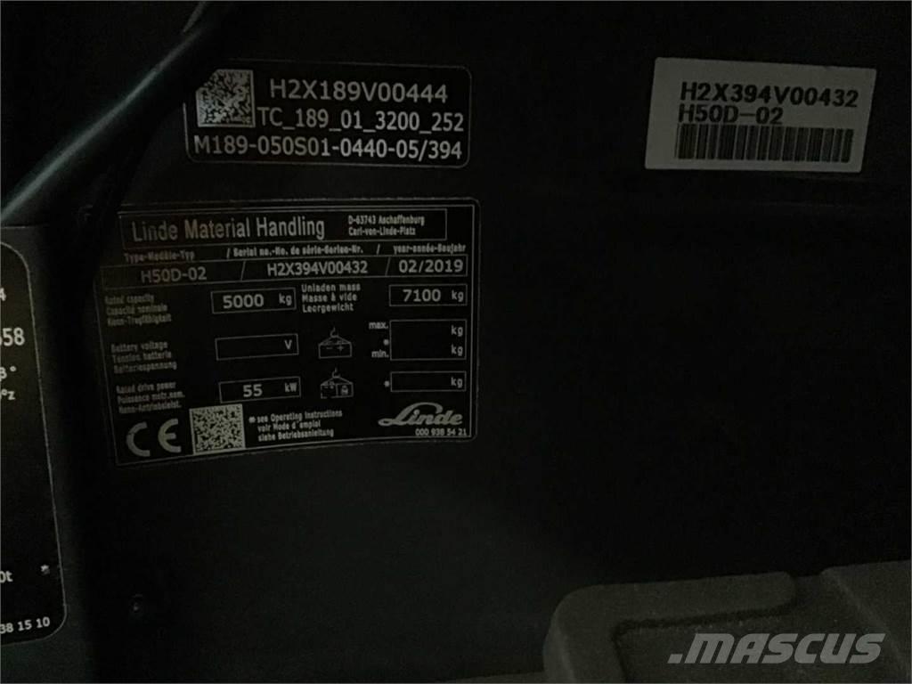 Linde H50D ディーゼル・軽油