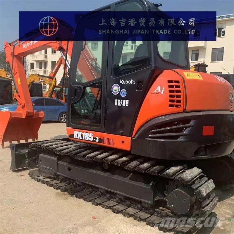 Kubota KX 185-3 中型油圧ショベル 7ｔ-12ｔ（ユンボ・パワーショベル・バックホー）