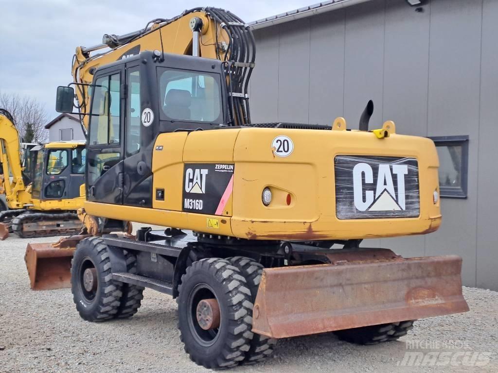 CAT M 316 D ホイール式油圧ショベル（パワーショベル・ユンボ・バックホー）