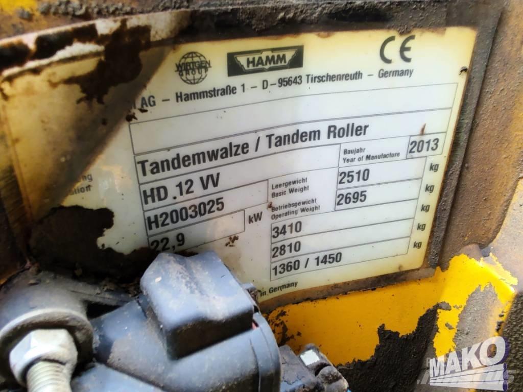 Hamm HD 12 VV タンデムローラ