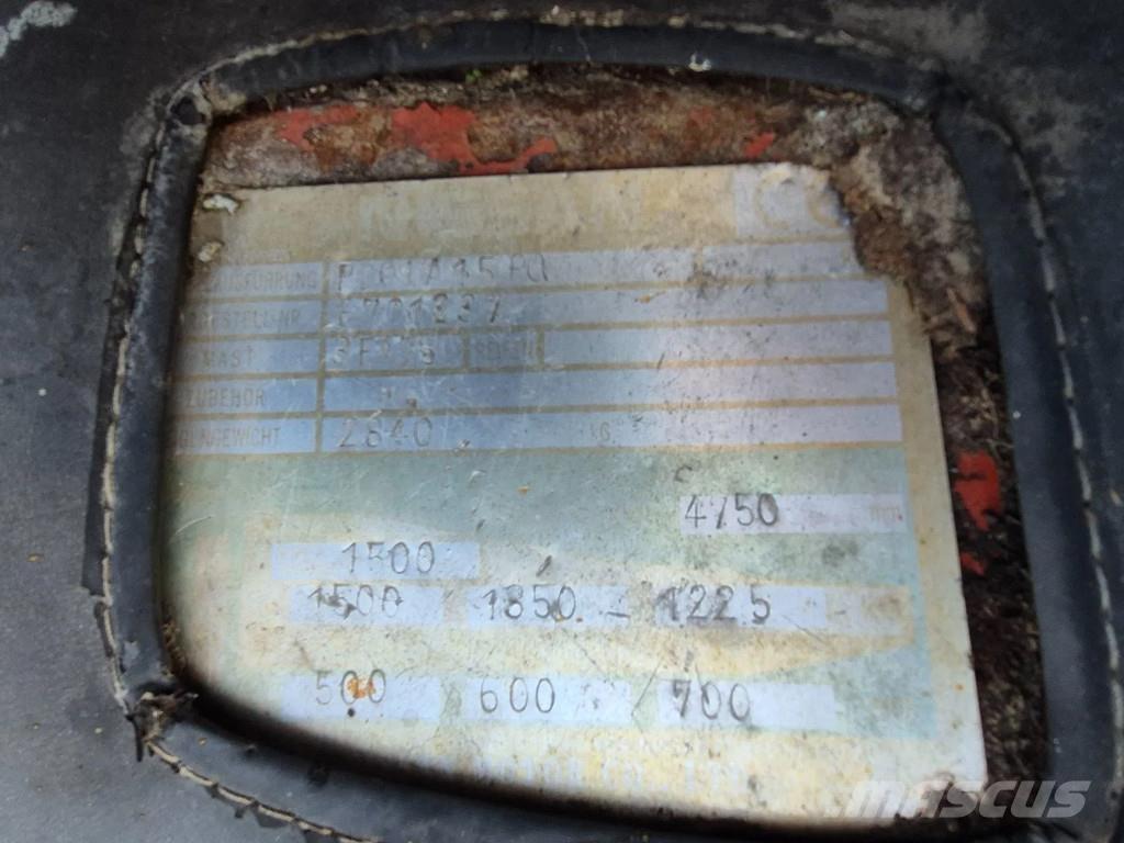 Nissan pd01a15po LPGフォークリフト