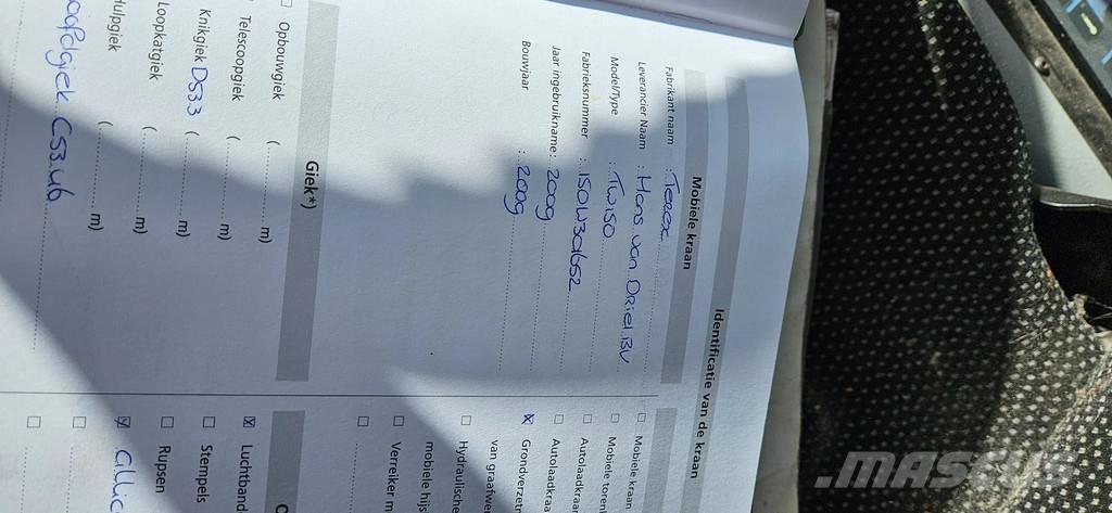 Terex TW150 ホイール式油圧ショベル（パワーショベル・ユンボ・バックホー）