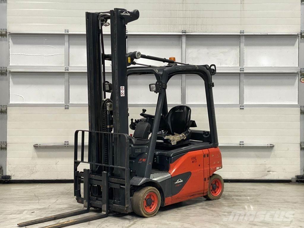 Linde E16P-02 バッテリーフォークリフト