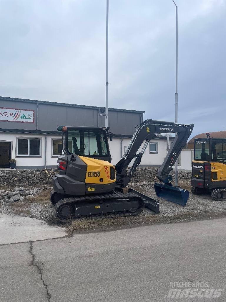 Volvo ECR 58 F ミニ油圧ショベル 7t以下（ミニユンボ・ミニディガー）