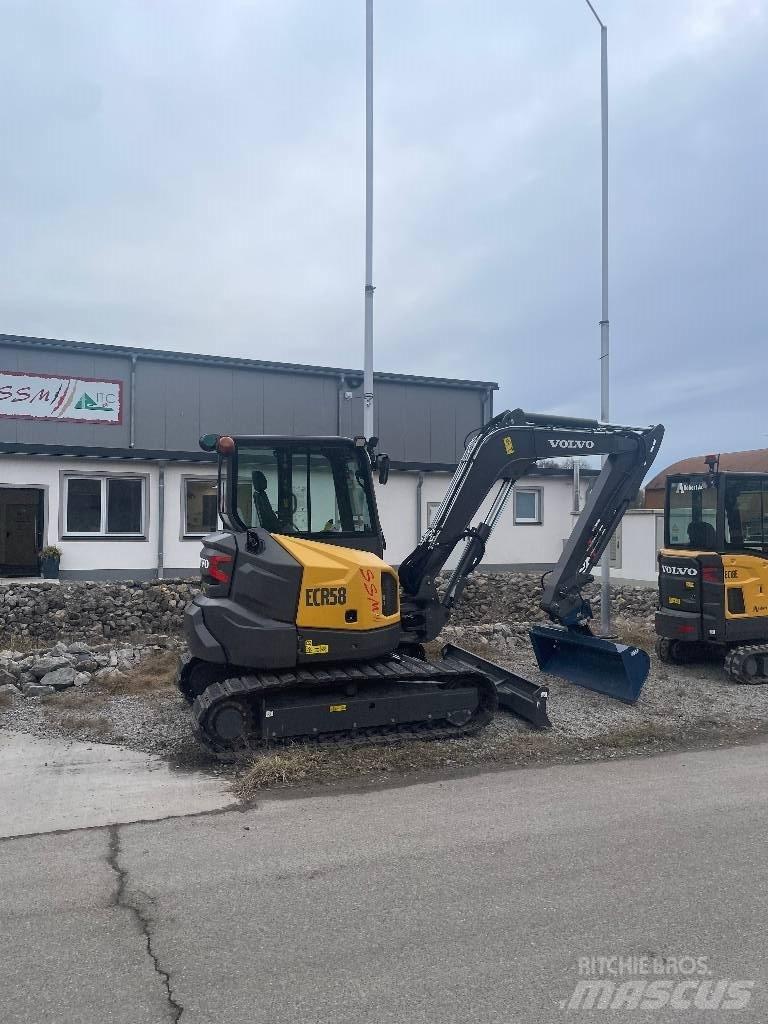 Volvo ECR 58 F ミニ油圧ショベル 7t以下（ミニユンボ・ミニディガー）