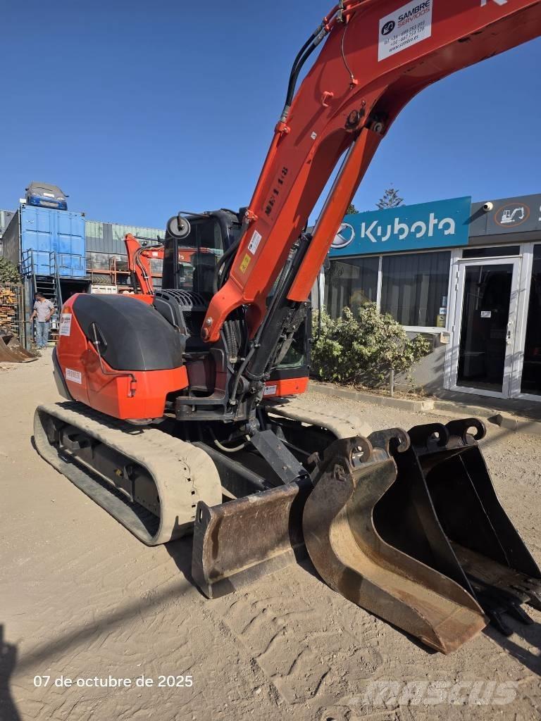Kubota KX 080-4a2 中型油圧ショベル 7ｔ-12ｔ（ユンボ・パワーショベル・バックホー）