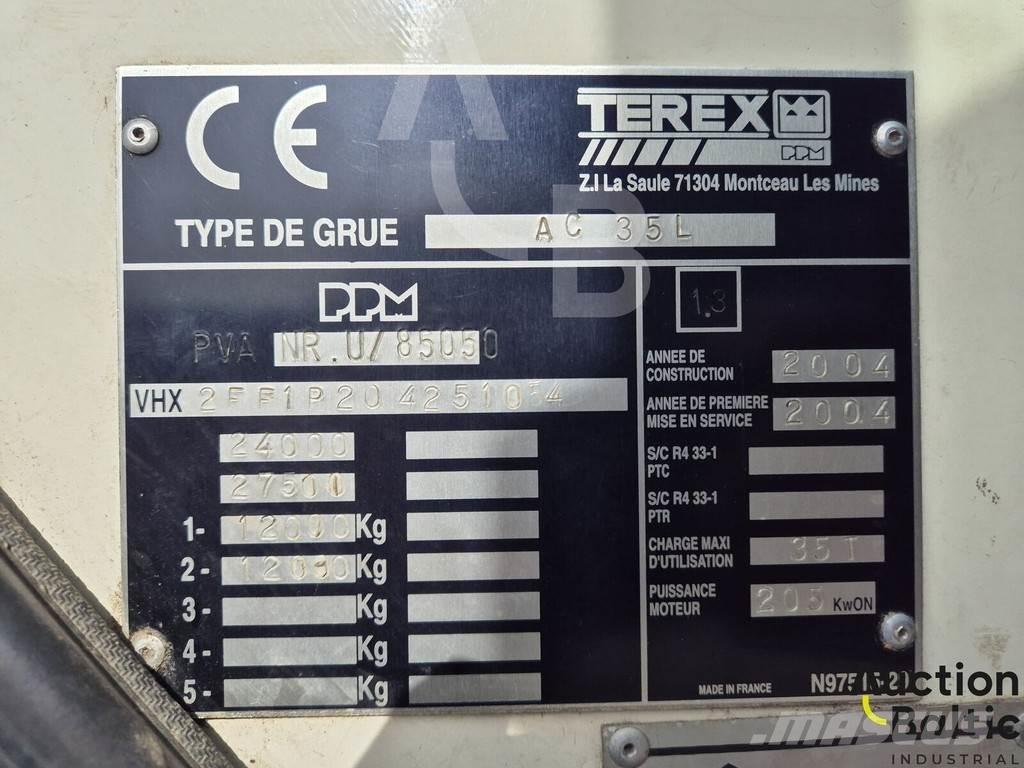 Terex AC 35 L クレーントラック、ユニック車