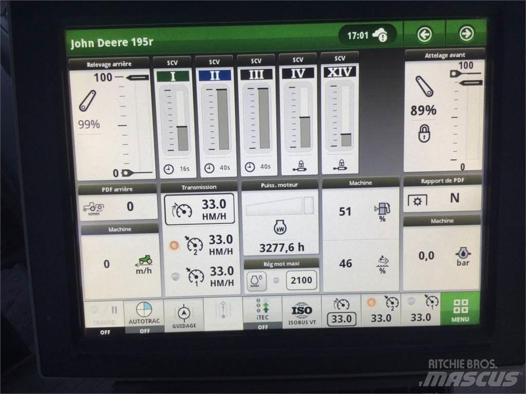 John Deere 6195R トラクター