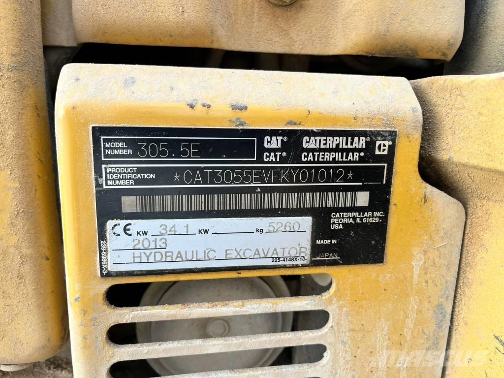 CAT 305.5 ミニ油圧ショベル 7t以下（ミニユンボ・ミニディガー）