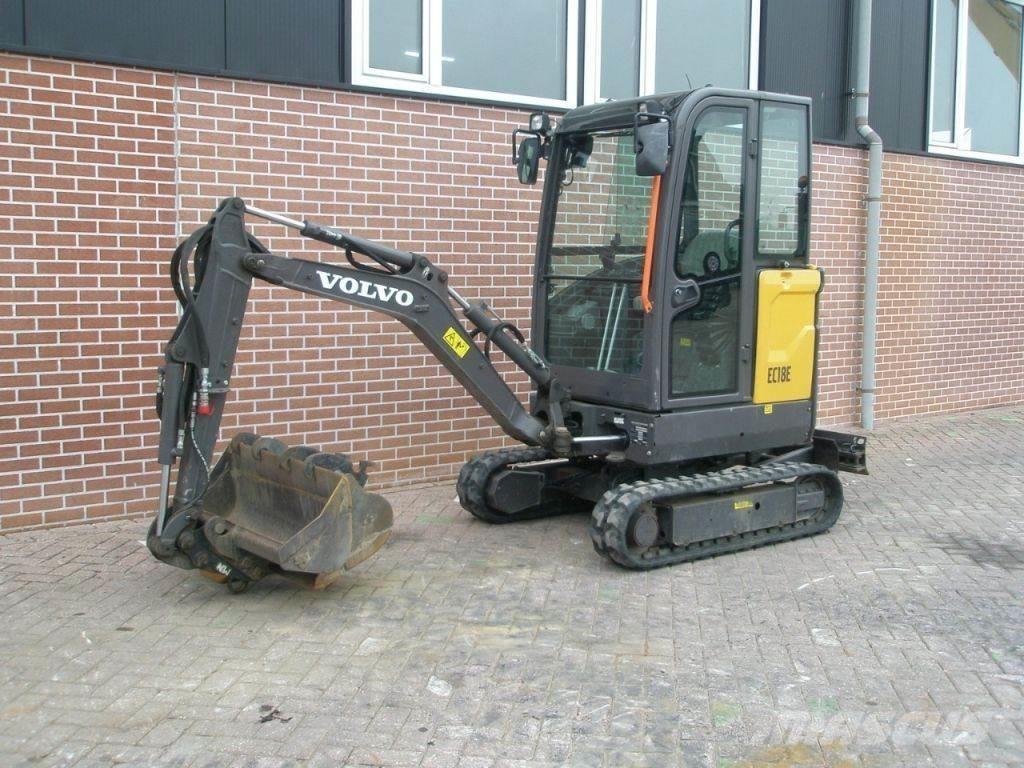 Volvo ECR18E ミニ油圧ショベル 7t以下（ミニユンボ・ミニディガー）