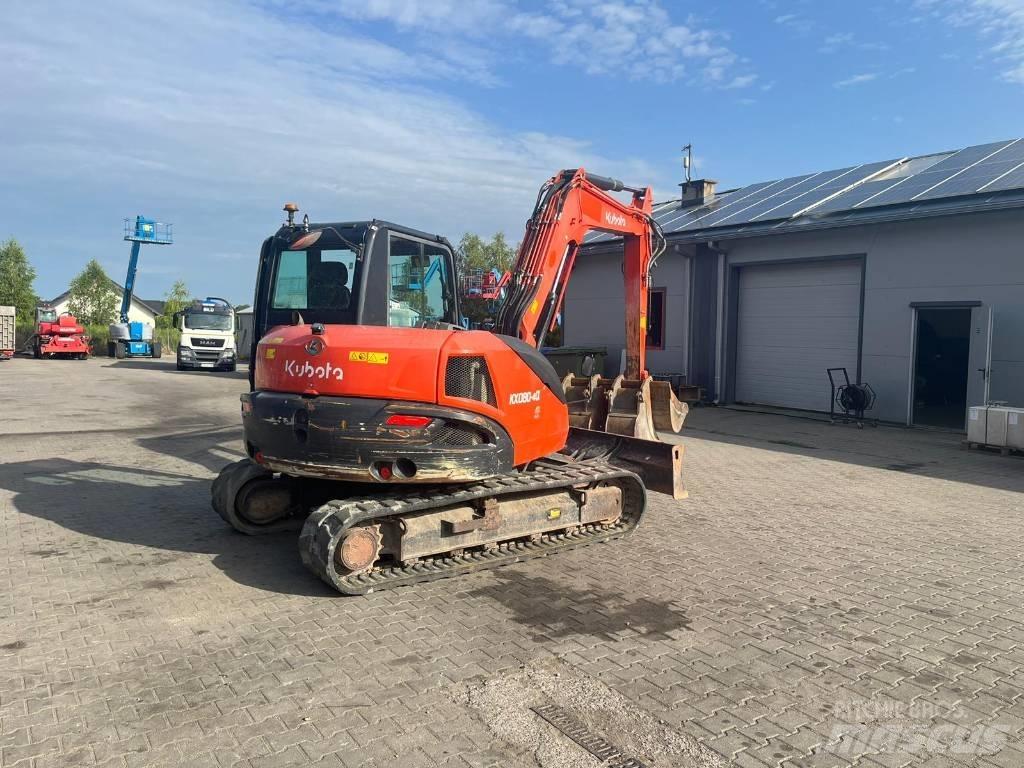 Kubota KX 080-4 中型油圧ショベル 7ｔ-12ｔ（ユンボ・パワーショベル・バックホー）