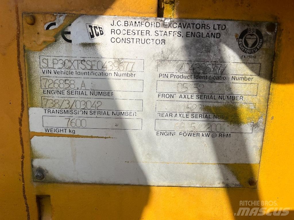 JCB 3cx バックホーローダー