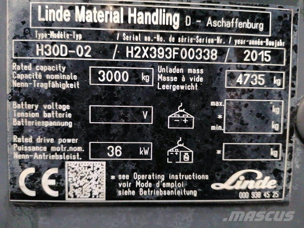 Linde H30D-02 ディーゼル・軽油