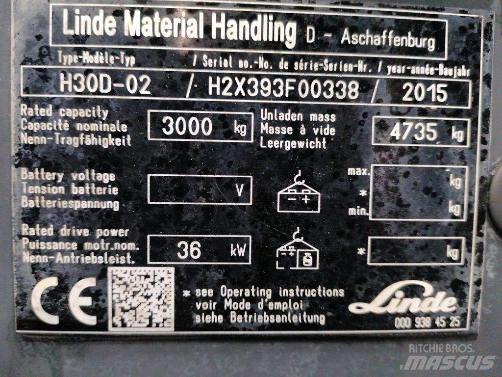 Linde H30D-02 ディーゼル・軽油