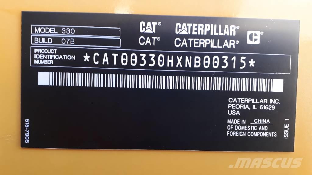 CAT 330 大型油圧ショベル12t以上（パワーショベル・ユンボ）