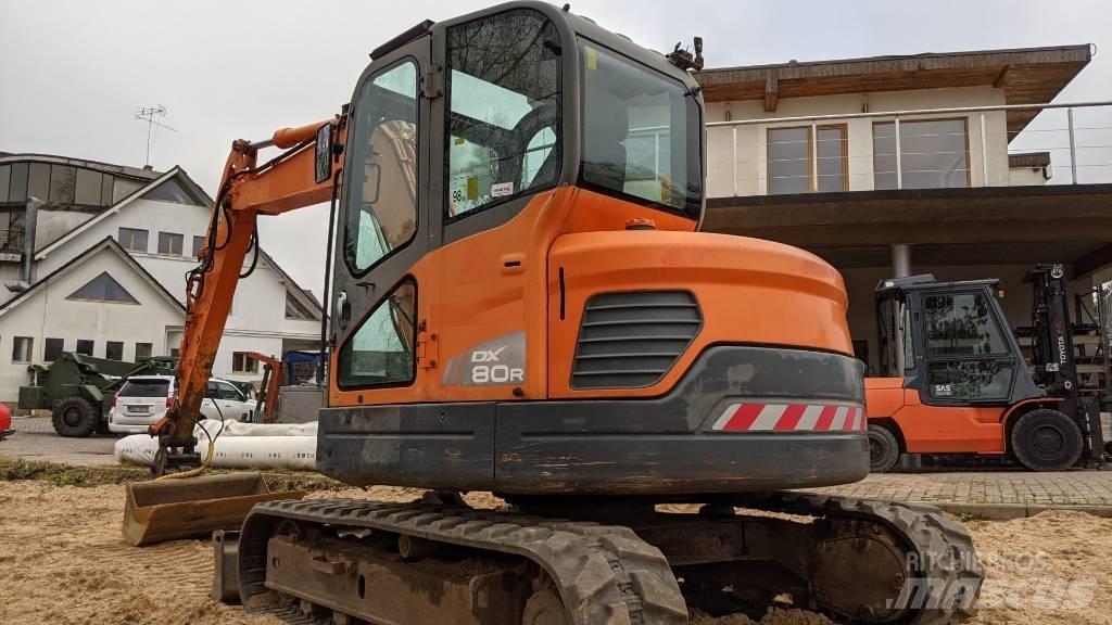 Doosan DX 80 R 中型油圧ショベル 7ｔ-12ｔ（ユンボ・パワーショベル・バックホー）