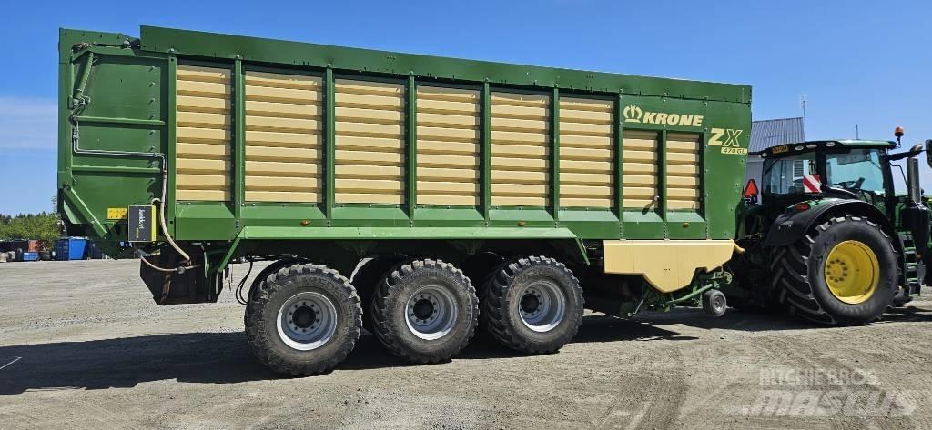Krone ZX 470 GL セルフローディングトレーラー