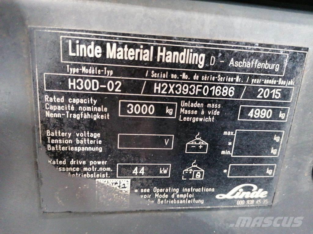 Linde H30D-02 ディーゼル・軽油