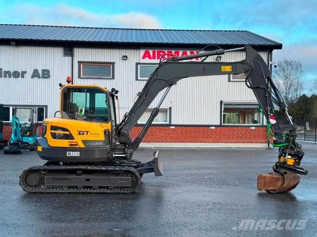 Volvo ECR 88 D 中型油圧ショベル 7ｔ-12ｔ（ユンボ・パワーショベル・バックホー）