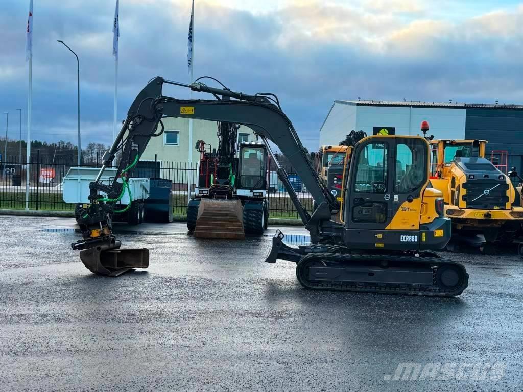 Volvo ECR 88 D 中型油圧ショベル 7ｔ-12ｔ（ユンボ・パワーショベル・バックホー）