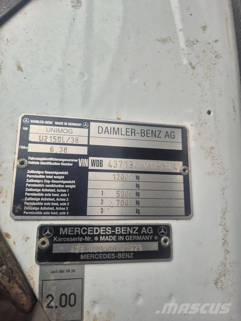 Unimog u 2150l38 サーフェイスドリルリグ