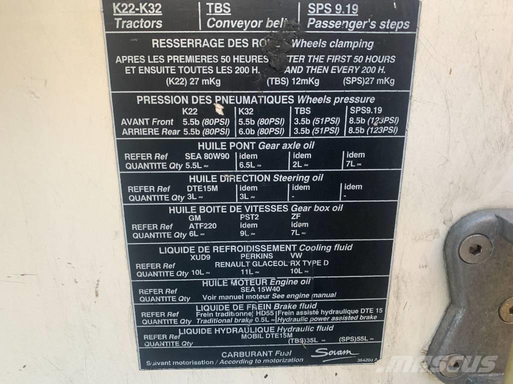 Sovam K22 V-3080 空港特殊機械設備