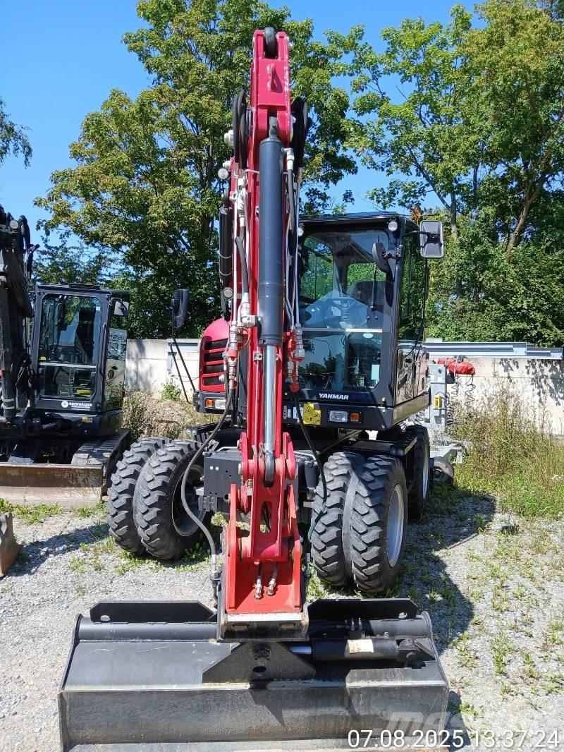 Yanmar B75W ホイール式油圧ショベル（パワーショベル・ユンボ・バックホー）