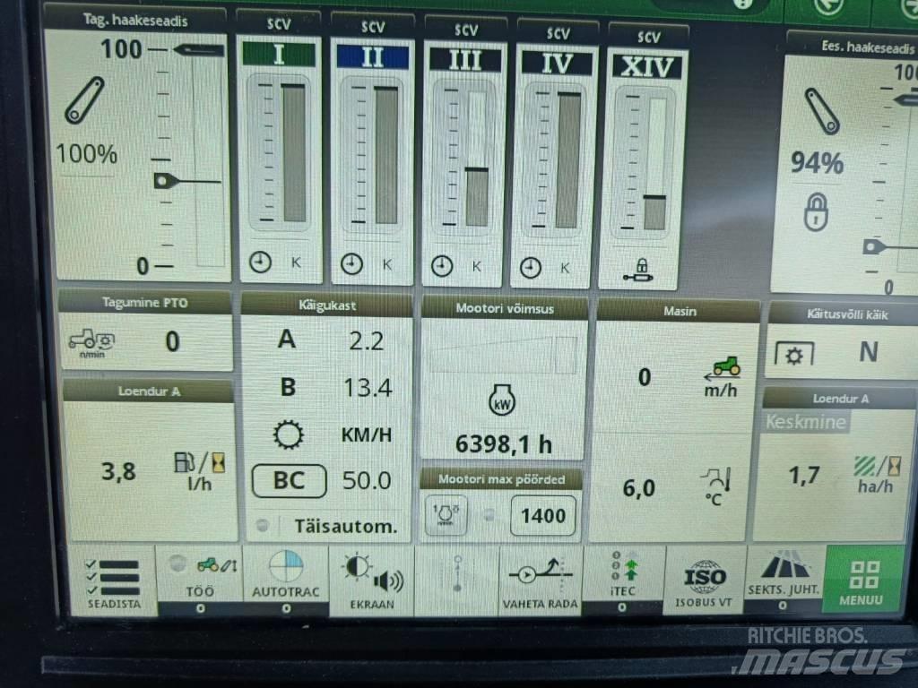 John Deere 6215 R トラクター